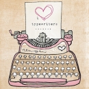 ROS1157  i heart typewriters