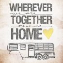 ROS1297  WHEREVER WE ARE HORSE TRAILER JMS