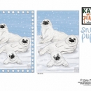 KPD2626  Snow Pups 5 - TRIO