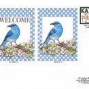 KPD2754  Blossoms & Blue Bird 2