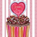 KPD2169 Love you - Yummy love card wm