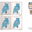 KPD  Owls Buttons and Mums B sell