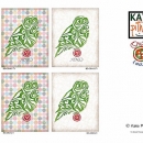 KPD  Owls Buttons and Mums - G sell