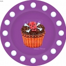 KPD2067 Spooky Skull Cake Plate wm