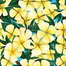 KPD2082 Plumeria Block w- Leaves wm