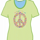 KPD2184 Peace & Love t-shirt wm