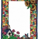 KPD2196 Summer Quilt Border wm