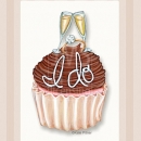 KPD2286  Wedding Cakes card-IDo wm