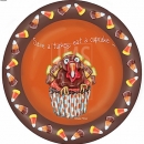 KPD2145 Thankful Turkeys plate 2 wm