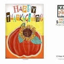 KPD_Happy Thanksgiving Pumpkin Sunflower