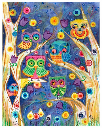 Lauren Alexander – Owls | JMS Art Licensing