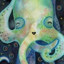 ALX2195  Octopus Painting