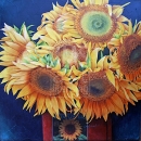LOC1028 Sunflowers in a Sap Bucket