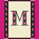 M_MG3305 Flower Monogram