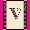 V_MG3305 Flower Monogram