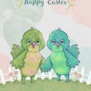 ML470  Happy Easter Birds
