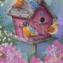 ML505-B  Welcome Friends Birdhouse