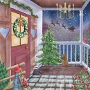 ML611-b  Christmas Porch