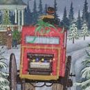 ML617  Horse Carriage Christmas