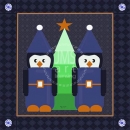 ML428  Characters of Christmas Penquins
