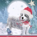 ML432  Sheepdog Christmas