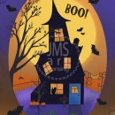 ML506  Happy Halloween BooHaunted House