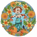 ML613-c  Happy Scarecrow