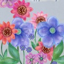 ML539-v2  Bouquet of flowers card