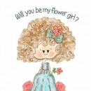 ML454  Flower girl