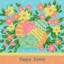 ML495  Happy Easter Napkin