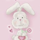 ML553  Happy Valentines day bunny