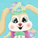 ML389  Happy Spring Bunny