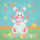 ML497  Happy Easter Napkin 3