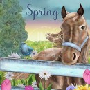 ML597_b  Welcome Spring Horse
