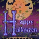 ML615  Happy Halloween Text