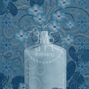 ML329 Blue Denim Garden Vase