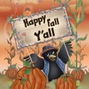 ML353  Crow Happy Fall