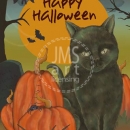 ML376  Happy Halloween Retro Colors