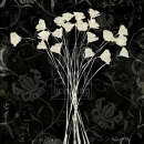 COP1180  floral silhouette