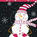 MC3263   Candy Cane Snowman-Welcome