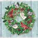 JEN2482  Holly Woodland Wreath