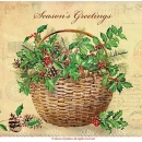 JEN2023 vintage holly basket