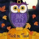 MC3288  Fall owl pumpkin_trick