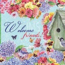 JEN2294_M2  Spring Birdhouse Mailbox(Revised Floral Border 2)