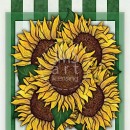 KPD2462  FLOR-SUNFLOWRSTRPFLG.1