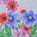 ML539-v2  Bouquet of flowers card