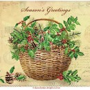 JEN2023 vintage holly basket