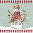 JEN2378  Fair Isle Snowman